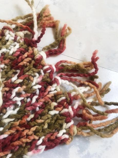 Hrubý melírovaný šál, l