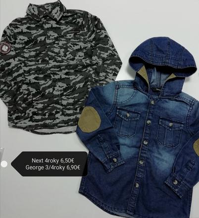 Rifľová košeľa s kapucou, george,104