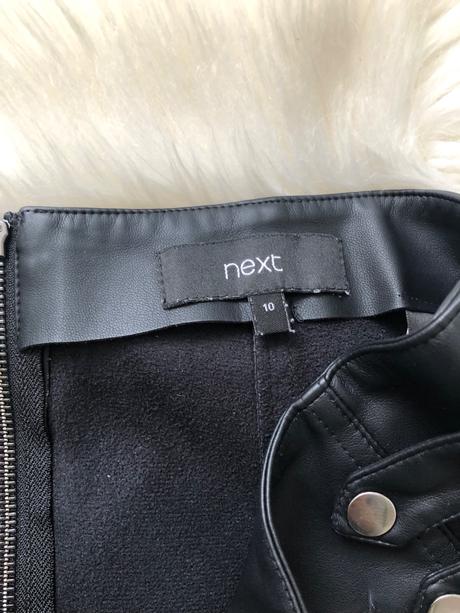 Next sukňa z imitácie kože, next,m