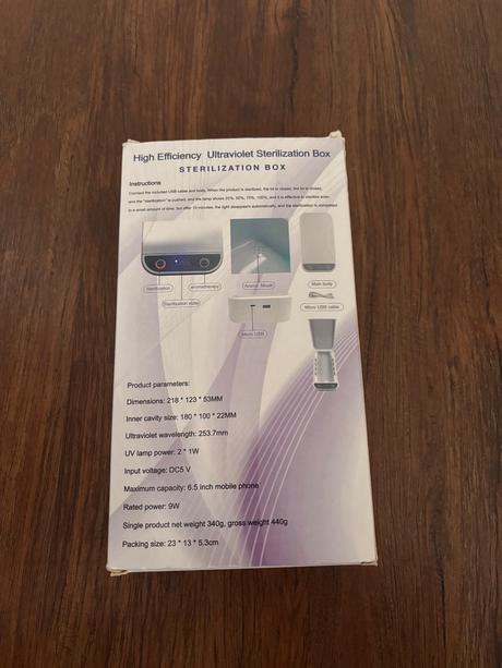 Uv sterilizačný box,