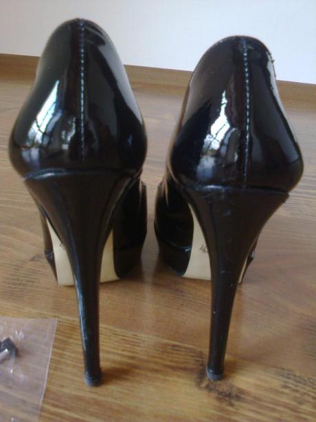 Lakové lodičky na vysokej platforme, 36