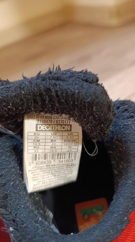 Topánky decatlon veľk. 24, quechua,24