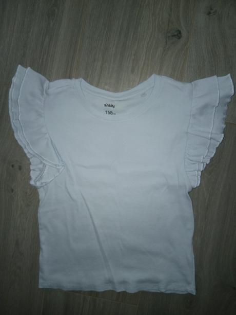 Štýlové tričko s volánom, sinsay,158