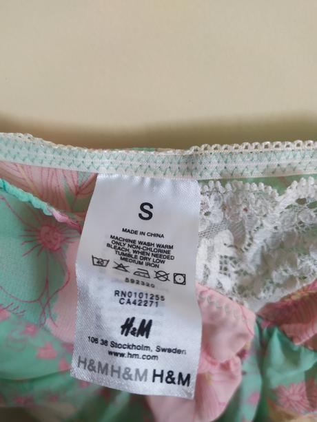 Nežné tielko, h&m,s