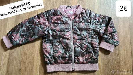 Bunda bomberka, reserved,80
