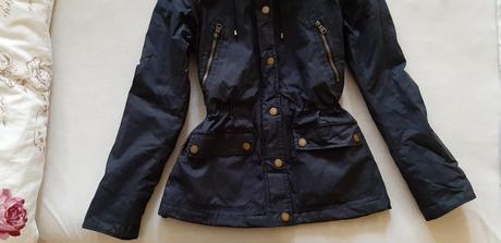 Tmavomodrá parka h&m, h&m,34