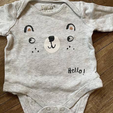 Sivé body s obrázkom macka, f&f,56