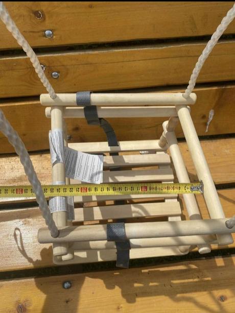 Detská drevená hojdačka, 