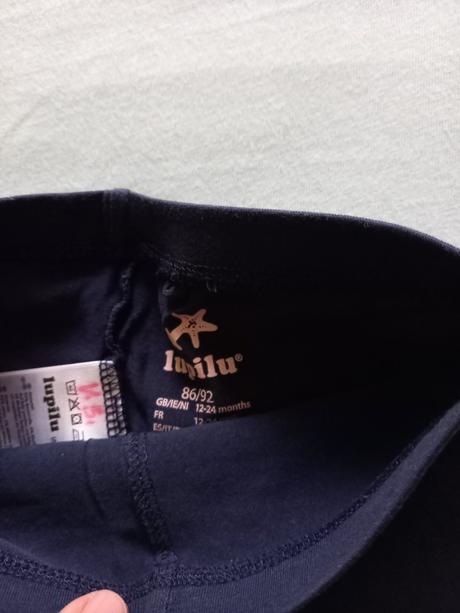 Šatočky s 3/4 leginami vel.86/92, lupilu,86