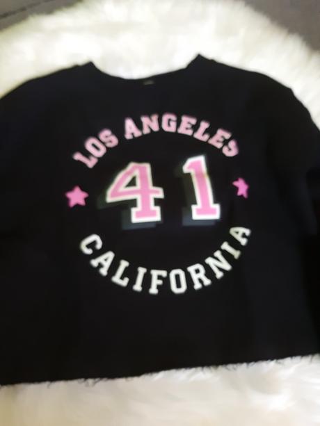 Mikina crop do pása,,, h&m,146