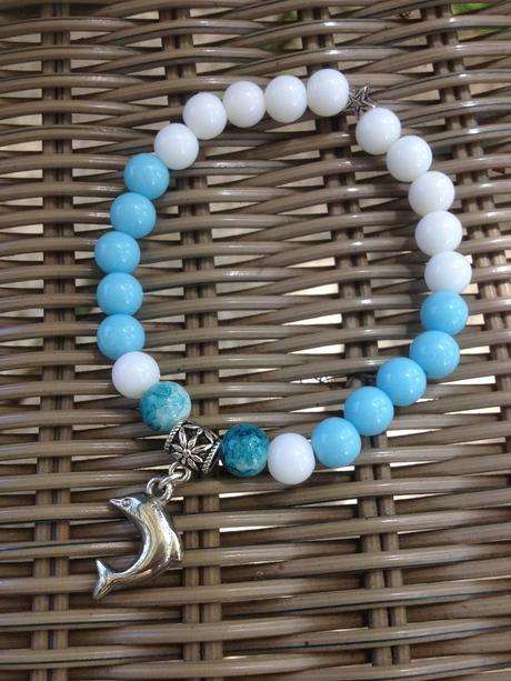 2ks letných handmade náramkov, 