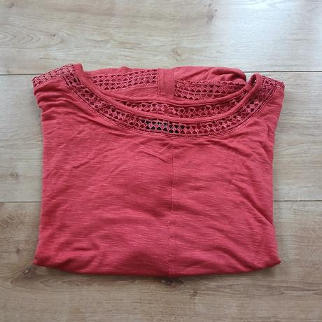 Tehlovočervené tričko f&f, f&f,46