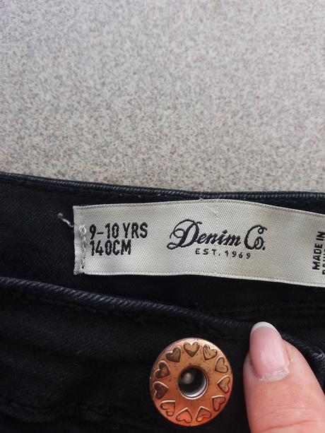 Dievčenské nohavice denim co č.140, denim co,140