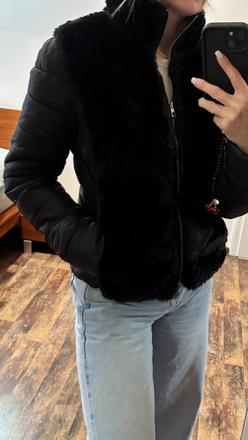 Zimná bunda s kozusinou, m