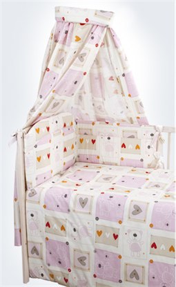 5 dielny posteľný set blanca, 100,130