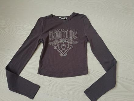 Tmavošedé tričko, terranova,s