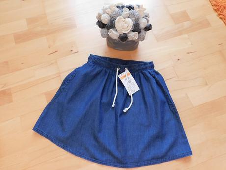 Riflová sukňa, sinsay,xs