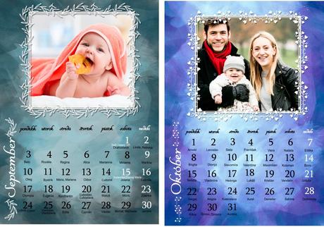 Rodinný kalendár formát a3, 