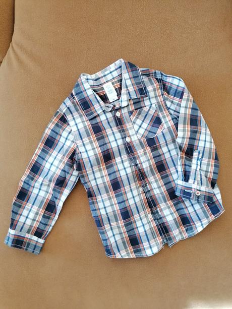 Košeľa kockovaná, c&a,92