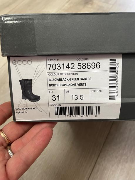 Zimné topánky ecco 31, ecco,31