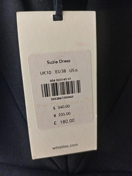 Spoločenské šaty značky whistles, m / s