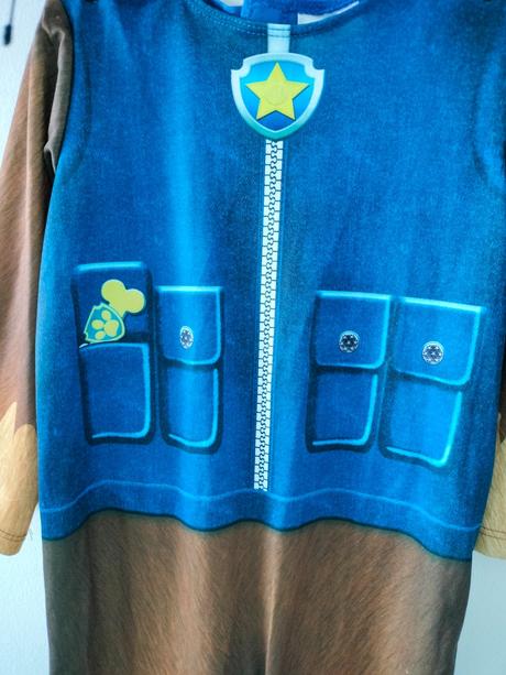 Kostým na karneval chase 98/104, nickelodeon,104