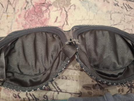 Krasna podprsenka balkoneta push up (hm), h&m,75b