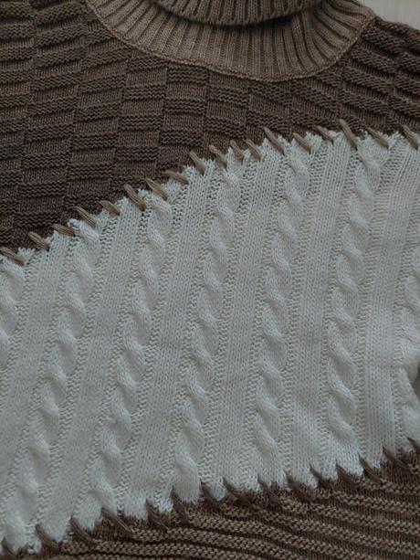 Rolákový sveter s opaskom m/l, m