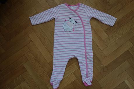 Velúrový overal kravička, baby club,86