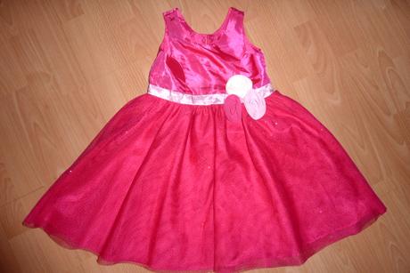 H&m elegantné šaty, 2x oblečené, 4-6 až 7rokov, h&m,116