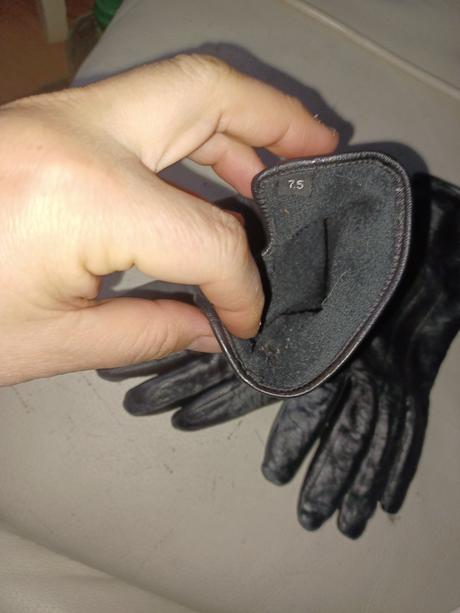 Kožené rukavice 7,5, m