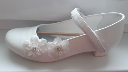 Biele topanky na 1.sv.prijmanie, deichmann,35