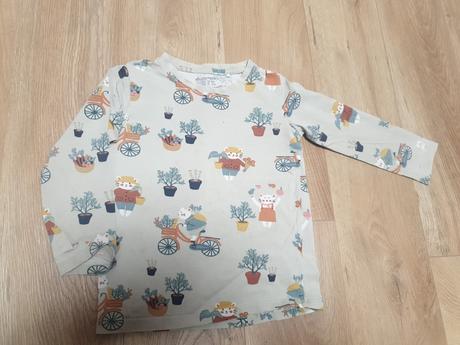 6x tricka s dlhym rukavom lindex h&m, 104