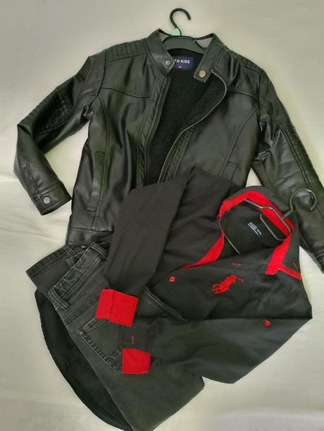 Zateplená koženka, 140