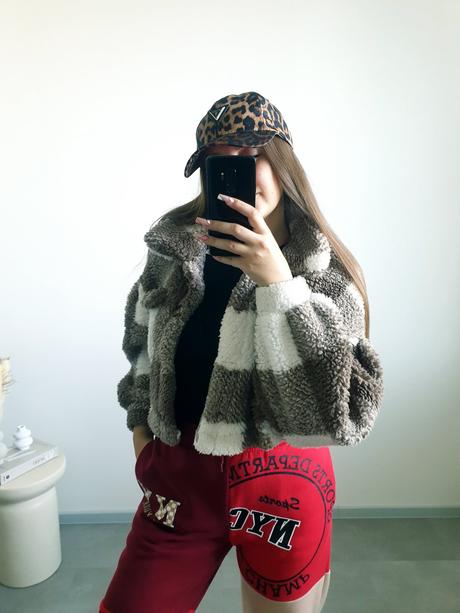 Kožušinová bundička s/m, s