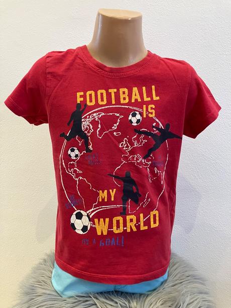 Chlapčenské tričko football primark (5-6 r.), primark,116