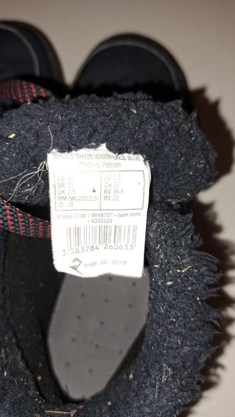 Zimné topánky, quechua,35