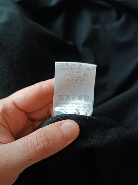 Adidas čierno-červené športové tričko, adidas,l