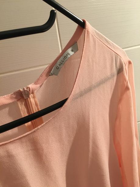 Pudrova šifónová blúzka m/l, terranova,m