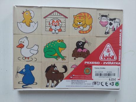 Drevene pexeso zvieratka, 