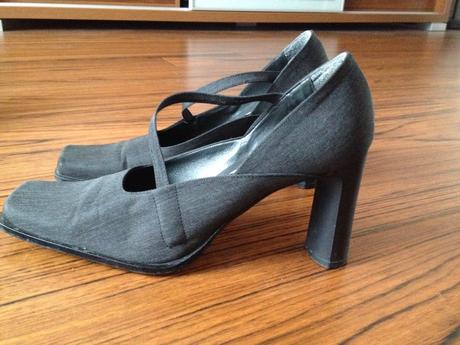 Lodičky tmavosivé, vel. 38, 38