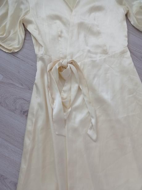 Saténové šaty zara, zara,m