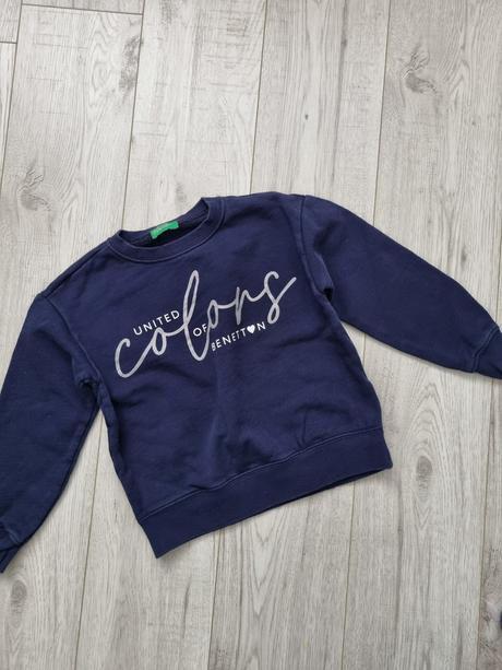 Tmavomodrá mikina benetton, benetton,104