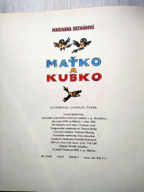 Maťko a kubko, 
