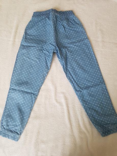 Tenké riflove nohavice č 104-110, pepco,104