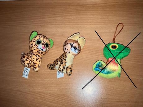 Malý plyšaci z mcdonald,