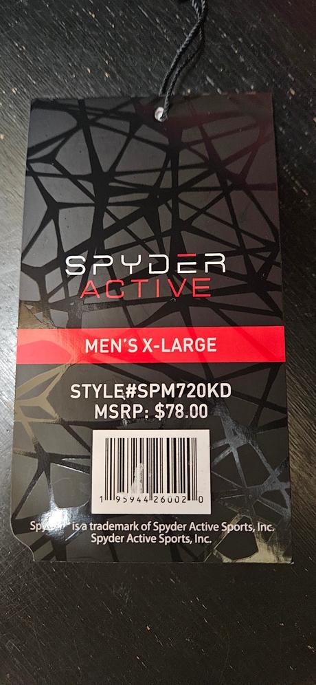 Spyder pánske termo nohavice veľkosť xl, xl