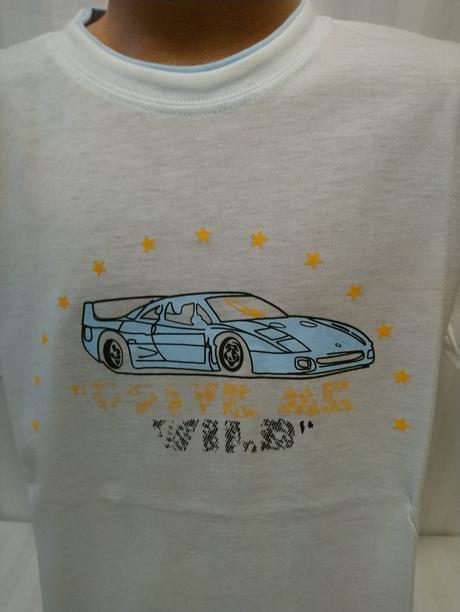 Biele tričko auto, era fashion, 158 cm, 158