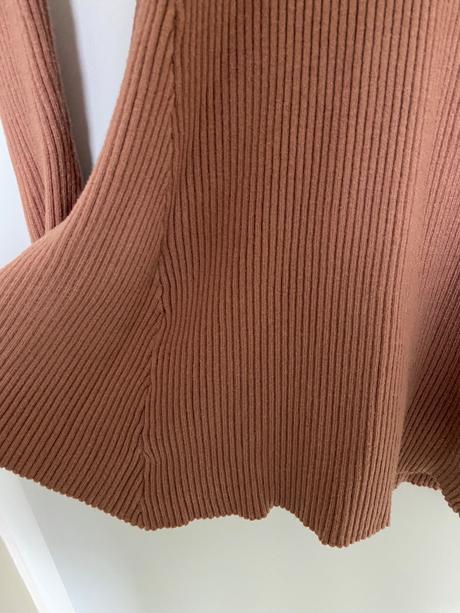 Hnedé svetrové šaty, primark,xs