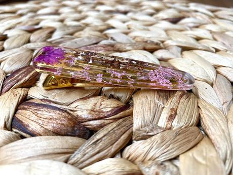 Ručne vyrobené živicové sponky do vlasov, 